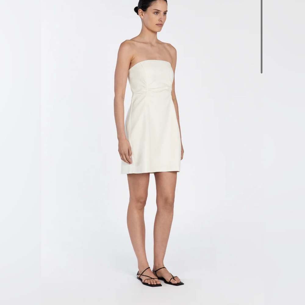 Dissh Cream Strapless Dress - Size XS (0-2) - NWT